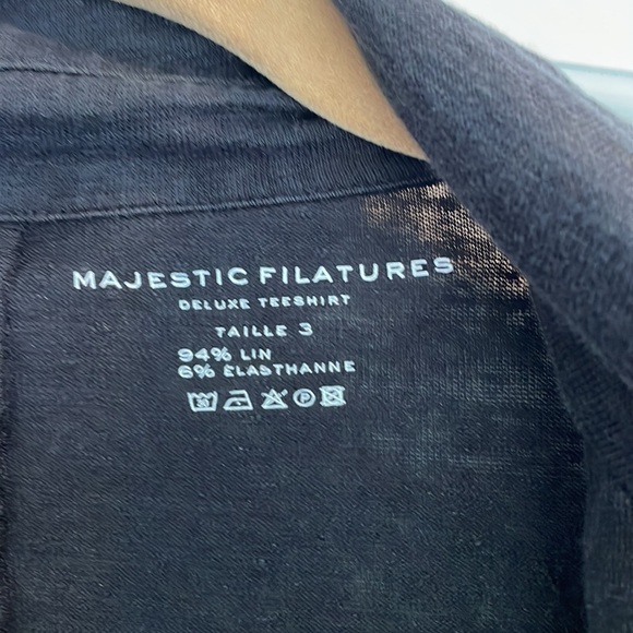 Majestic black linen/elastane blazer. Great for summer! - Picture 3 of 4